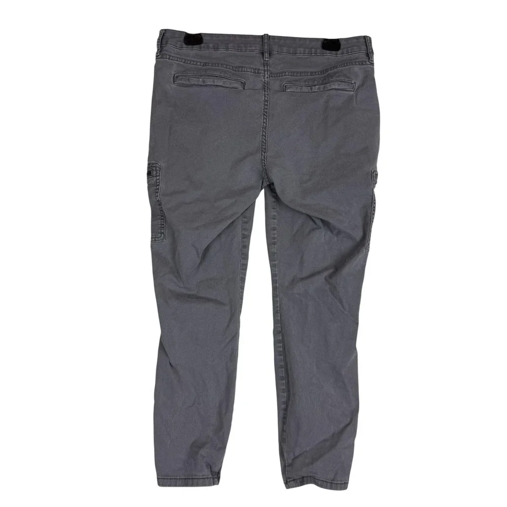 A.n.a A New Approach Pants Womens 29/8 Gray Cargo Skinny Ankle Twill Pockets